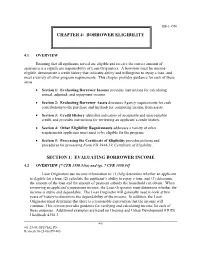 Evaluating Borrower Income Provides Instructions for Calculating Annual, Adjusted, and Repayment Income
