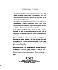 Information to Users