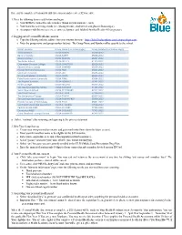 Instructions for Completing Online