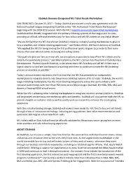 Stubhub NFL Partnership Release
