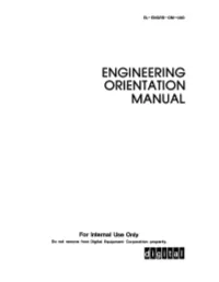 Engineering Orientation Manual