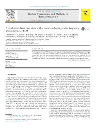 Free-Electron Laser Operation with a Superconducting Radio-Frequency Photoinjector at ELBE