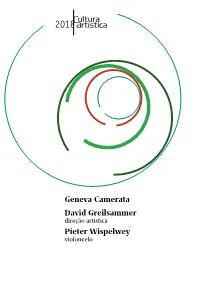 Geneva Camerata David Greilsammer