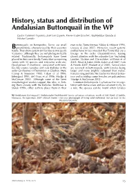 History, Status and Distribution of Andalusian Buttonquail in the WP