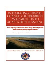 Integrating Climate Change Vulnerability Assessments Into Adaptation Planning