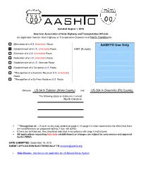 USRN Application Updated 2011