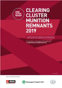 Clearing Cluster Munition Remnants of War