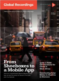From Shoeboxes to a Mobile App: Carrying the Story of Jesus