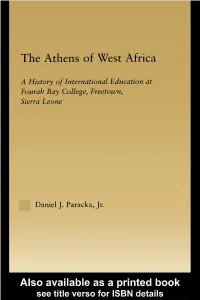 The Athens of West Africa