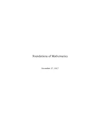 Foundations of Mathematics