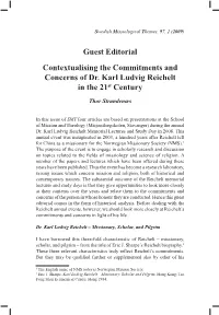 Guest Editorial Contextualising the Commitments and Concerns of Dr
