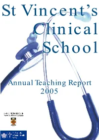 Annual Teaching Report 2005