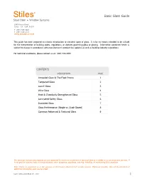 Basic Glass Guide 0710