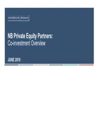 Co-Investment Overview