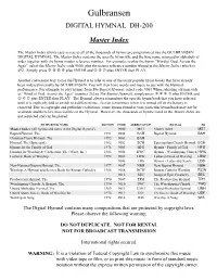 Digital Hymnal II Master Index 20100615 Full Page for PDF.Pub