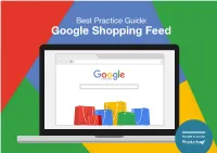 Google Shopping Feed