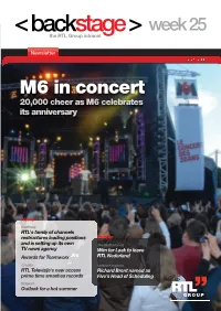 M6 in Concert 20,000 Cheer As M6 Celebrates Its Anniversary