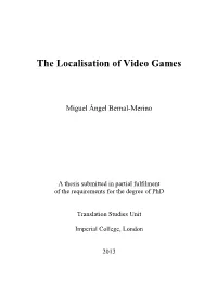 The Localisation of Video Games