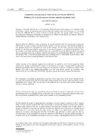 Commission Notice Pursuant to Article 18A(3)(A) of Directive 2003/87/EC Preliminary List of Aircraft Operators and Their Administering Member States