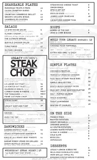 Lk Steak & Chop Menu Front 082120
