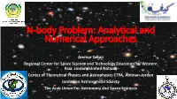 N-Body Problem: Analytical and Numerical Approaches