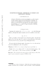 Overpseudoprimes, Mersenne Numbers and Wieferich Primes 2