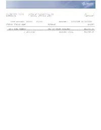 P 1 Bobbiejoe | DETAIL INVOICE LIST |Apwarrnt CASH ACCOUNT