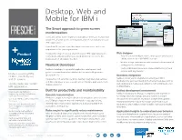 Desktop, Web and Mobile for IBM I