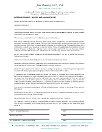 Incision & Drainage Informed Consent