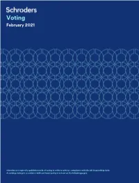 Voting February 2021