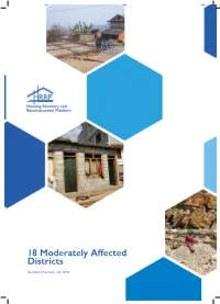 18 Moderately Affected Districts