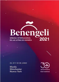 Benengeli 2021. Programa