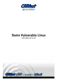 Damn Vulnerable Linux CCERT-PUBDOC-2007-04-190