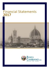 Report and Financial Statements for Fiscal Year 2017