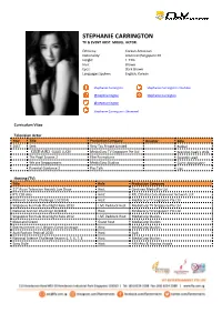 Stephanie Carrington Tv & Event Host