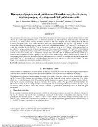 Dynamics of Population of Gadolinium-156 Nuclei Energy Levels During Neutron Pumping of Isotope-Modified Gadolinium Oxide