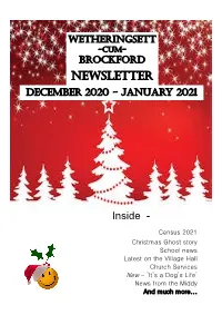 Newsletter December 2020 - January 2021