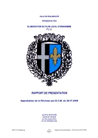 Rapport Présentation