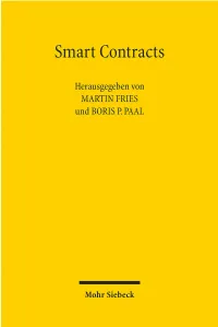 Smart Contracts