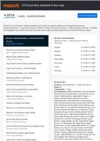 201A Bus Time Schedule & Line Route
