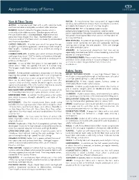 Apparel Glossary of Terms