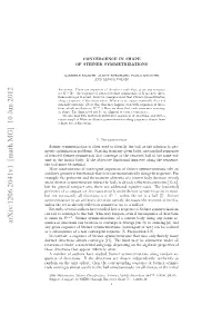 Arxiv:1206.2041V1 [Math.MG]