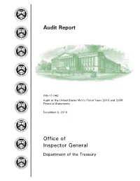 Audit Report Office of Inspector General
