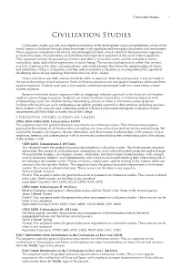 Civilization Studies 1