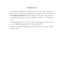 INTRODUCTION the Mining Plan with PMCP