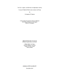 The Form, Aspect, and Definition of Anglo-Saxon Identity a Study Of