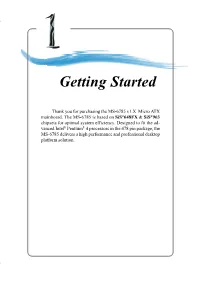 Chapter 1. Getting Started Getting Started