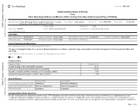 Implementation Status & Results