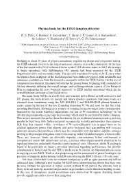 Physics Basis for the ITER Tungsten Divertor