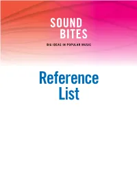 Sound Bites References